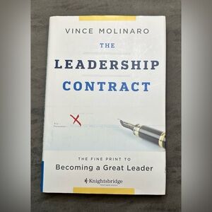 ‼️3 for $30 (or purchase sep.) - NWOT The Leadership Contract Hardcover Book